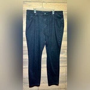 KUT From the Kloth Women's Black Jeans MIA Toothpick Skinny High Rise Size 12